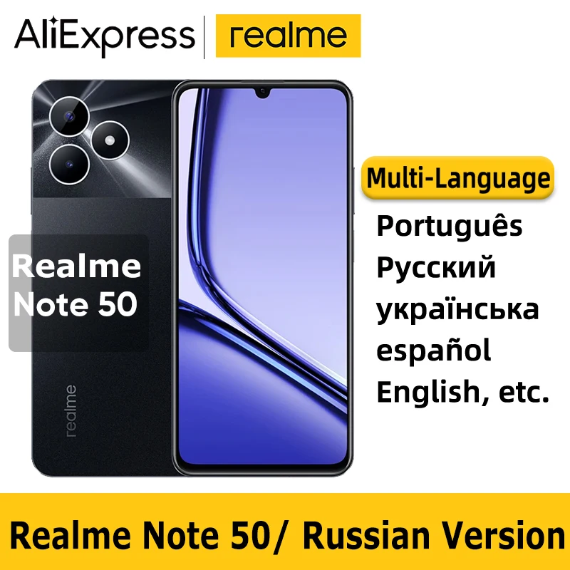 Смартфон Realme Note 50 3/64ГБ 4/128ГБ global