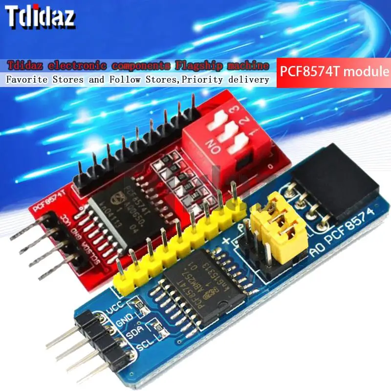 PCF8574 PCF8574T I/O для I2C IIC порт интерфейса Поддержка каскадного порта Расширенный
