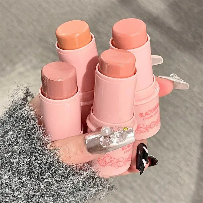 

Цветные водостойкие натуральные Румяна для щек, питательные Румяна для лица, тени для век, палка, многоцелевые Румяна для глаз и губ, косметика