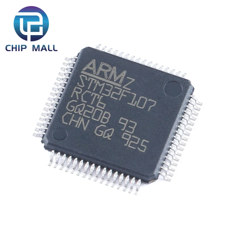 

STM32F107RCT6 LQFP-64 ARM Cortex-M3 32-bit Microcontroller -MCU Chip IC New Original Spot