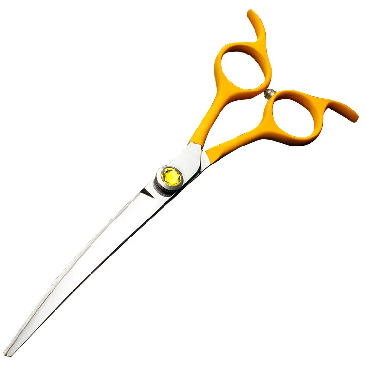 7-дюймовые изогнутые профессиональные ножницы для груминга домашних животных