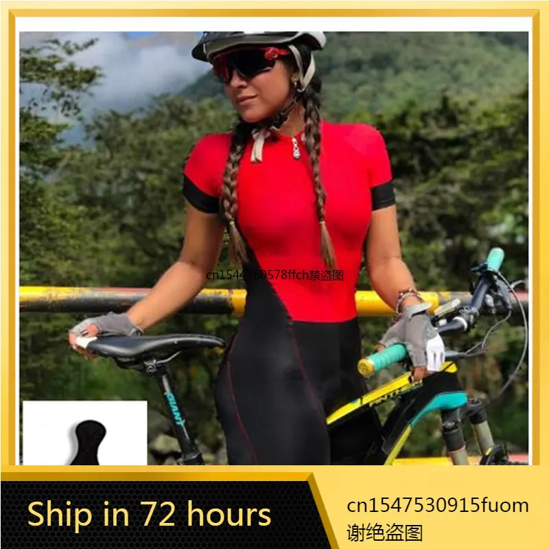 

Женский трикотажный костюм для езды на велосипеде, рубашка для езды на горном велосипеде, одежда для езды на велосипеде, форма, дышащий комбинезон для триатлона, новинка 2022