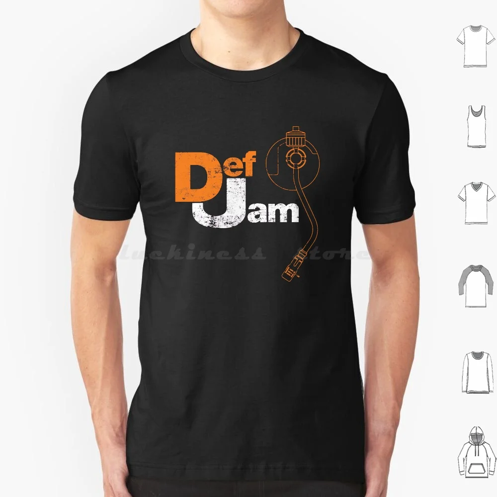 Retro T Shirt 6Xl Cotton Cool Tee Def Jam Recordings Rap Music Hip Hop Classic Vintage Retro