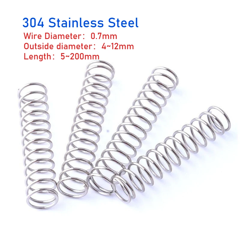 

Пружины сжатия из нержавеющей стали 304