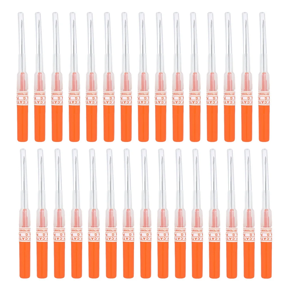 

50 Pcs Navel Needle Sterile Body Needles Gauge Tools Disposable Ear Puncture