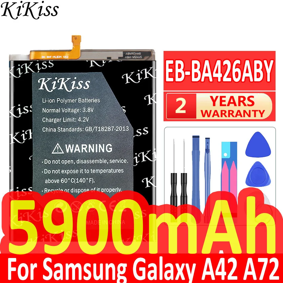 

Аккумулятор KiKiss для Samsung Galaxy A42 A72, 5900 мАч