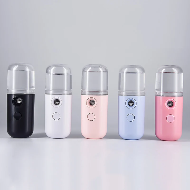 

30ML Mini Nano Facial Sprayer Nebulizer Face Steamer Air Humidifier Portable Hydrating Anti-aging Wrinkle Women Beauty Skin Care