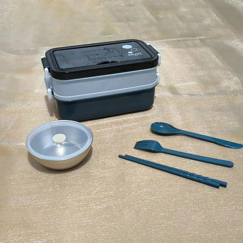 Изолированный ланч-бокс из нержавеющей стали сейф для микроволновой печи
