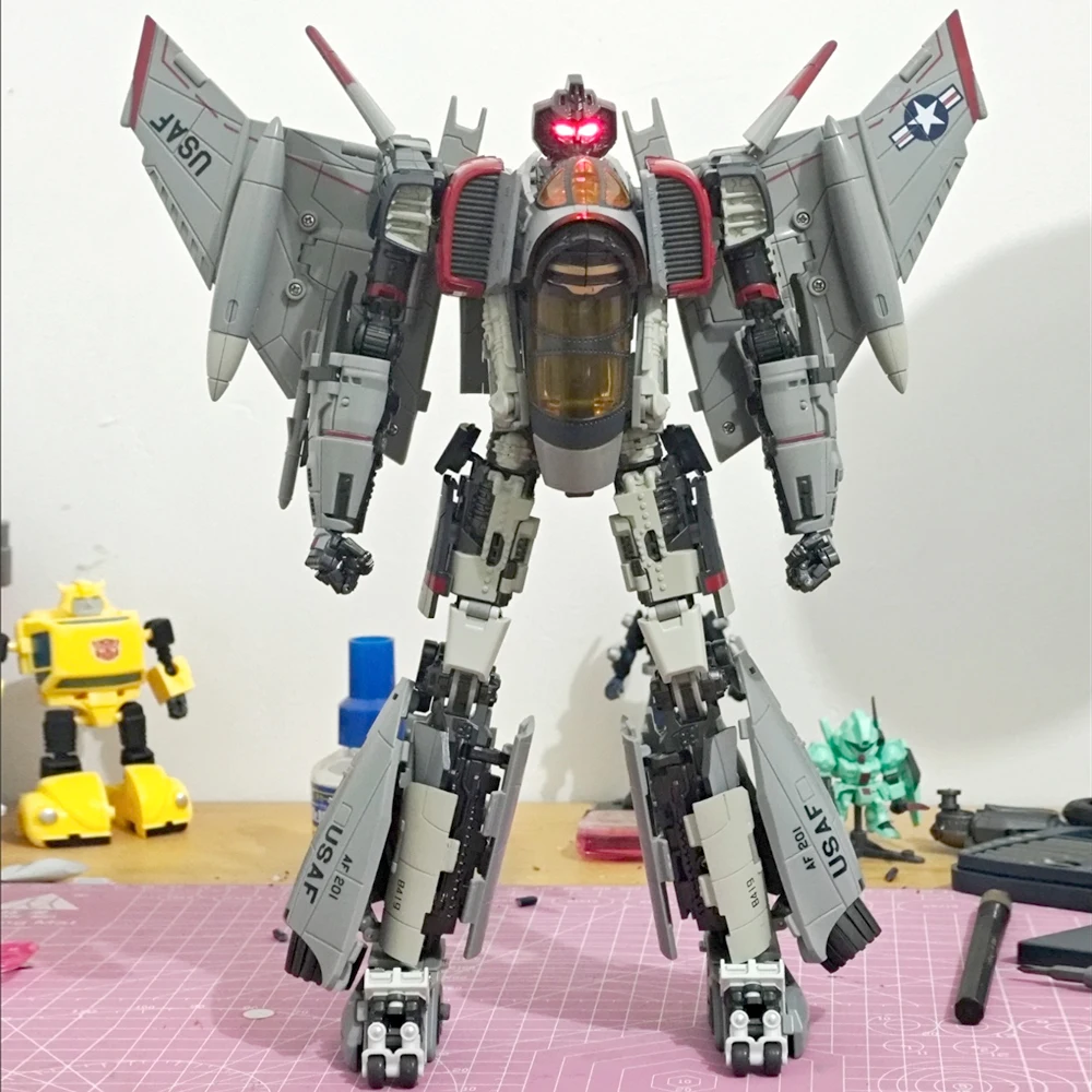 Фото Трансформационные игрушки Thunder Warrior Robot Lightning SX01 Blitzwing Hornet Gaiden Starscream SX-01 №4