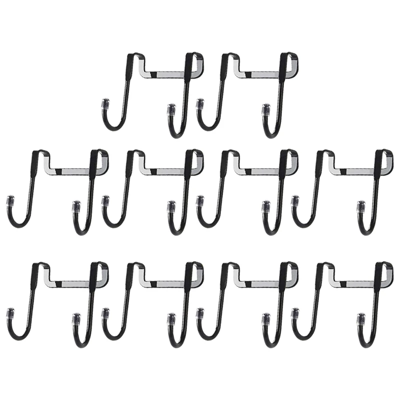 

Hot 10 Pcs over Door Hooks, Shower Door Hooks Stainless Steel Towel Hooks,Bathroom Kitchen Hooks Organizers on the Doors