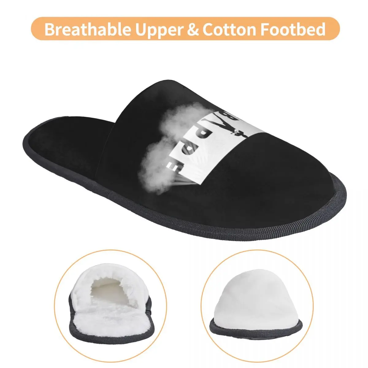 Женские футбольные домашние тапочки с принтом на заказ уютные теплые