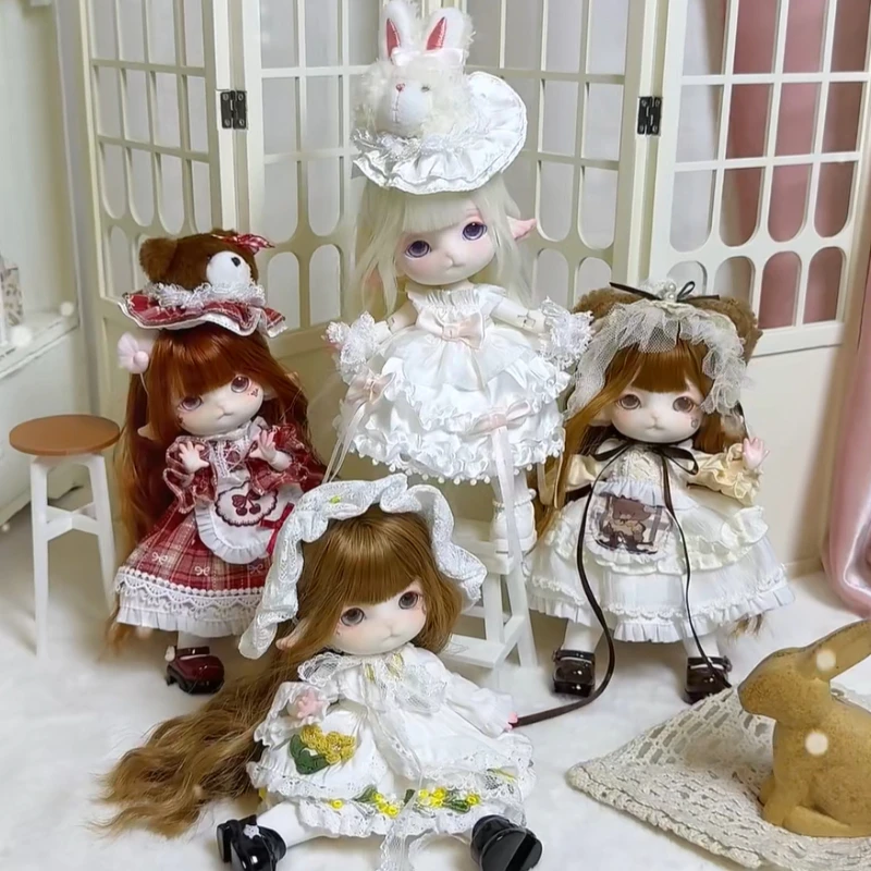 Фото Коллекционная фигурка Mimia Journal Dreamy Princess House Series Mjd: Загадочная аниме-фигурка с подвижными суставами, кукла-сюрприз, настольное украшение, подарок №2