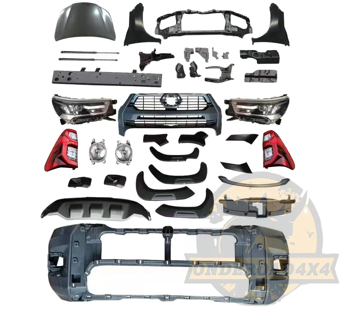 Новое производство для обновления Toyota Hilux Vigo Guangzhou до 2021 года Revo Rocoo Auto Body Kit