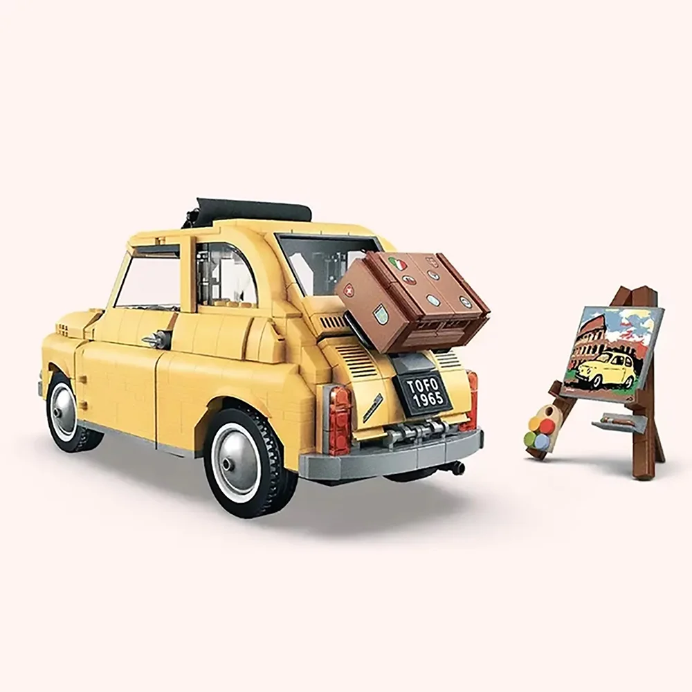 Техническая посадка 10271 Fiated 500 строительные блоки кирпичи городская модель