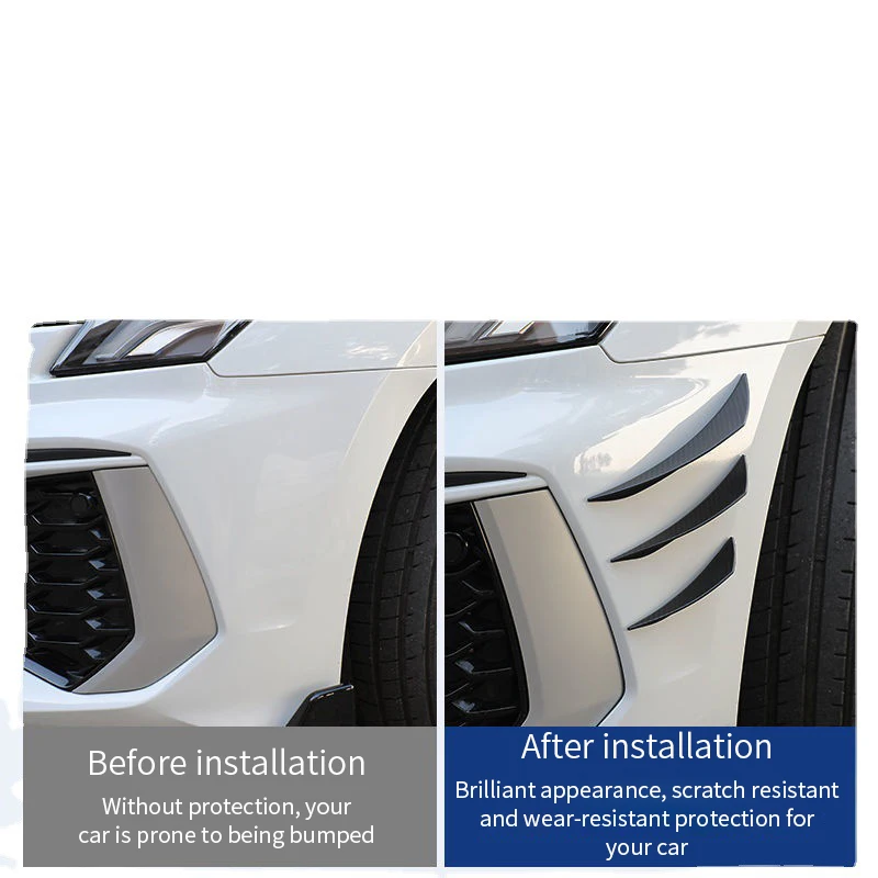 4/6 шт. универсальный передний бампер украшение для губ диффузор сплиттер