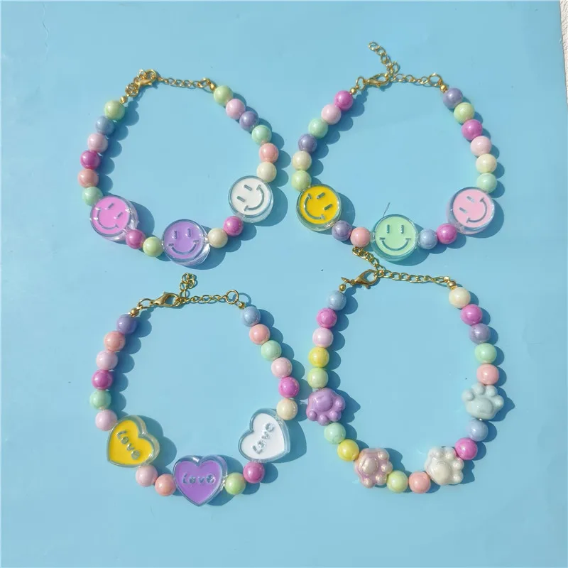 Новые товары для домашних животных ручной работы яркие рандовые ошейники