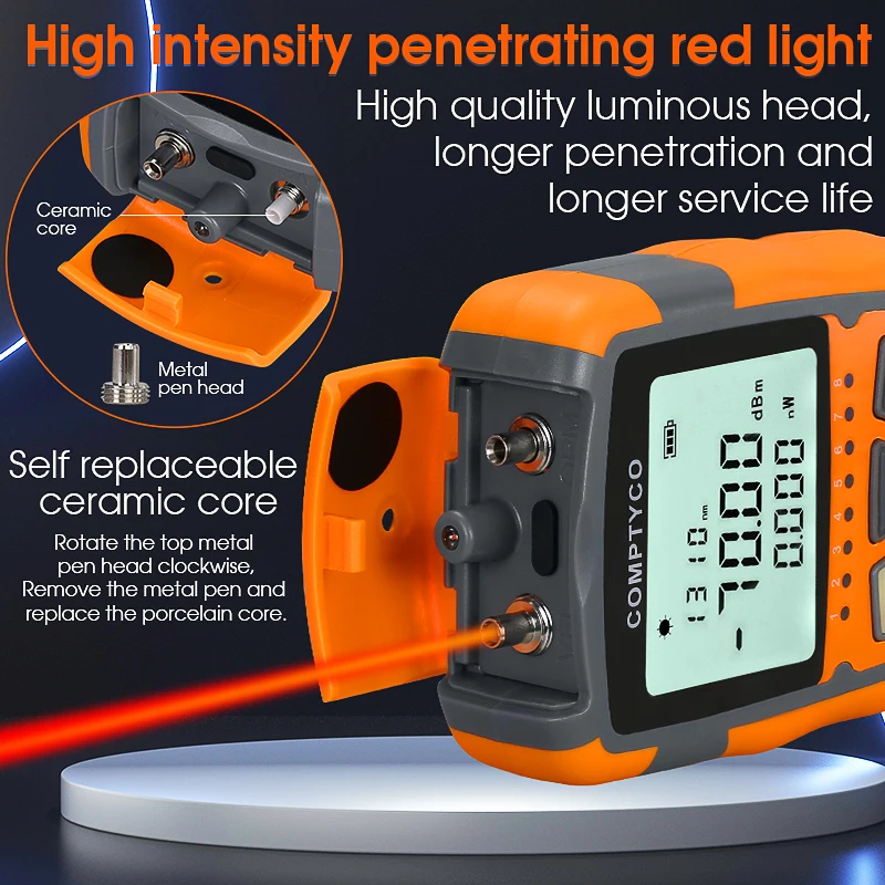 Компактный оптический измеритель мощности COMPTYCO AUA-M70/50 4 в 1 визуальный локатор