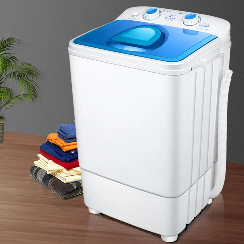 

220V Single Cylinder Clothes Washing Machine Semi Automatic Underwear Lower Outlet Stainless Steel Barrel Washing Machine Cheap