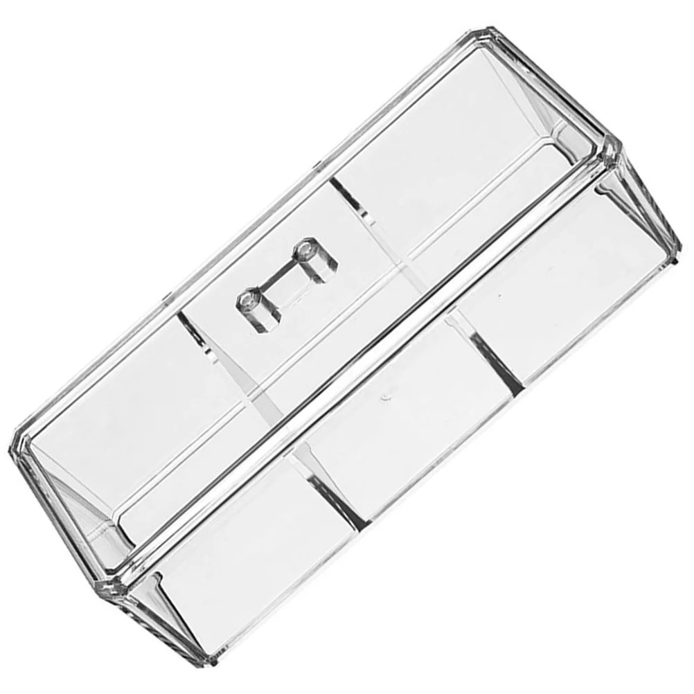 

Tea Organizer Box Holder Storage Bin Clear Divided Bins Packet Pantry Organization Packets Seasoning Sugar Pouches