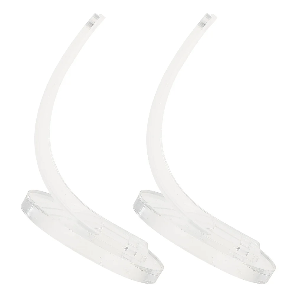 

2pcs Acrylic Pen Display Stand Transparent Display Holder Makeup Brush Holder