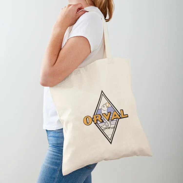 Фото Сумка-тоут с логотипом Orval, отличная сумка, женские сумки, холщовые сумки №1