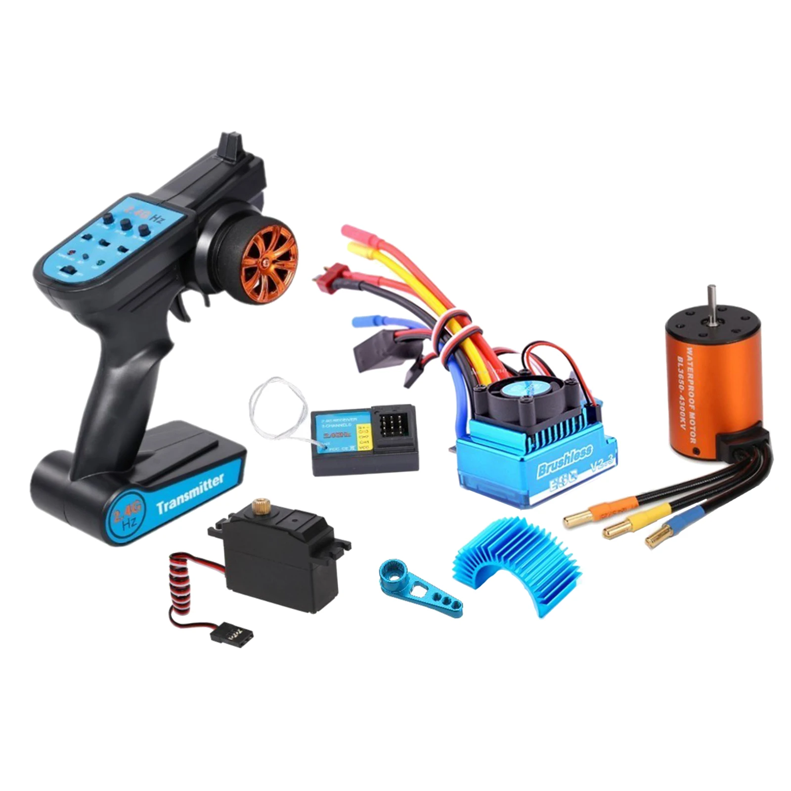 7x RC передатчик и приемник для Wltoys 12428 FY-03 грузовик багги |