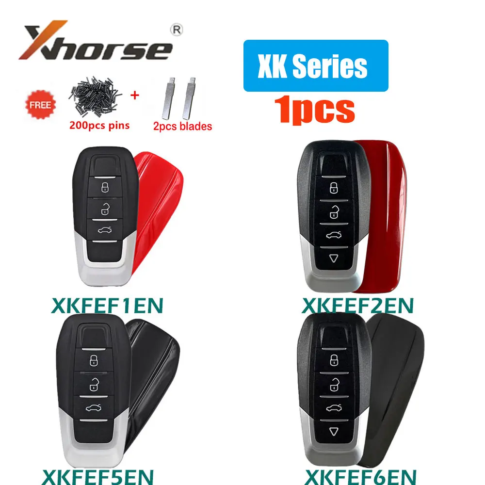 

1PCS Xhorse XKFEF1EN Universal VVDI Wire Remote Key XKFEF2EN XKFEF5EN XKFEF6EN Car Remote Key for VVDI2 VVDI MINI Key Tool MAX