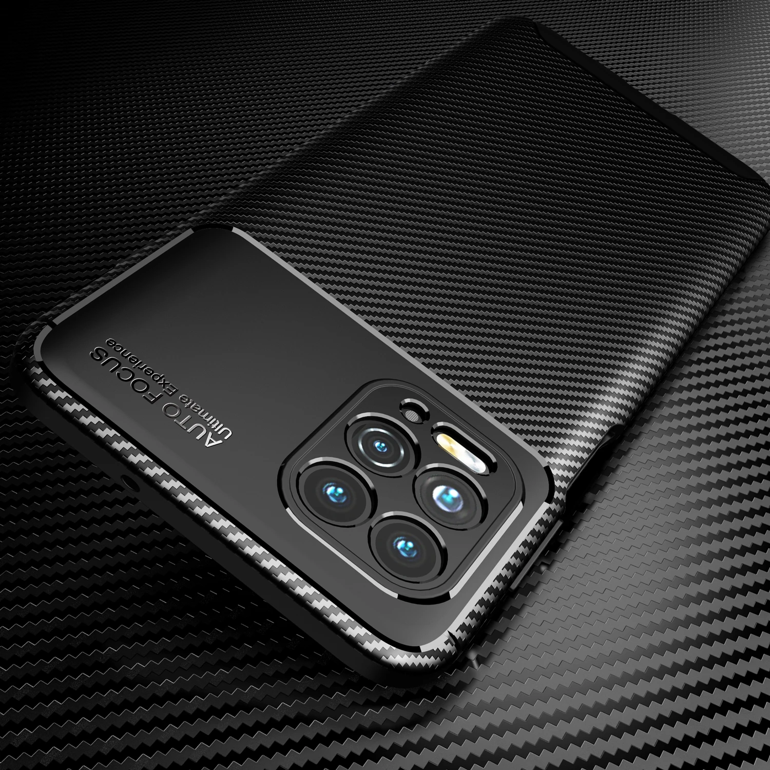 

For Motorola Moto Edge S G10 G30 G100 Carbon Fiber Texture Phone Case Soft TPU Silicone Shockproof Phone Cover Fundas