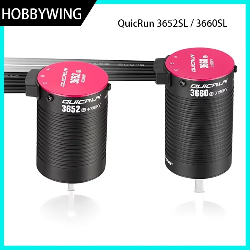 Фото Полет будущего HOBBYWING QuicRun 3652SL 3250KV/4000KV/5400KV 3660SL 3150KV/3700KV G2 Бессенсорные бесщеточные двигатели 2-3S 1/10 1/8 №1