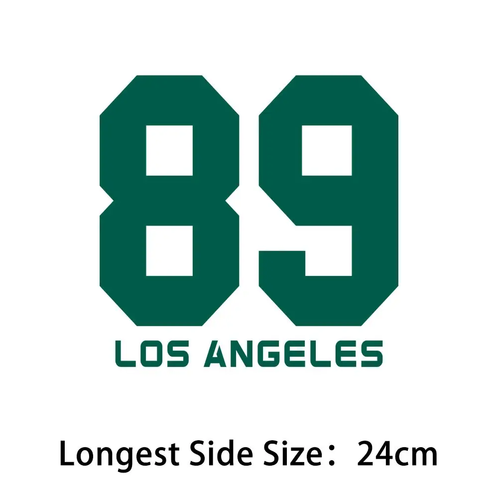 Брендовая переносная термонаклейка Los-Angeles самоклеящаяся наклейка без пятен