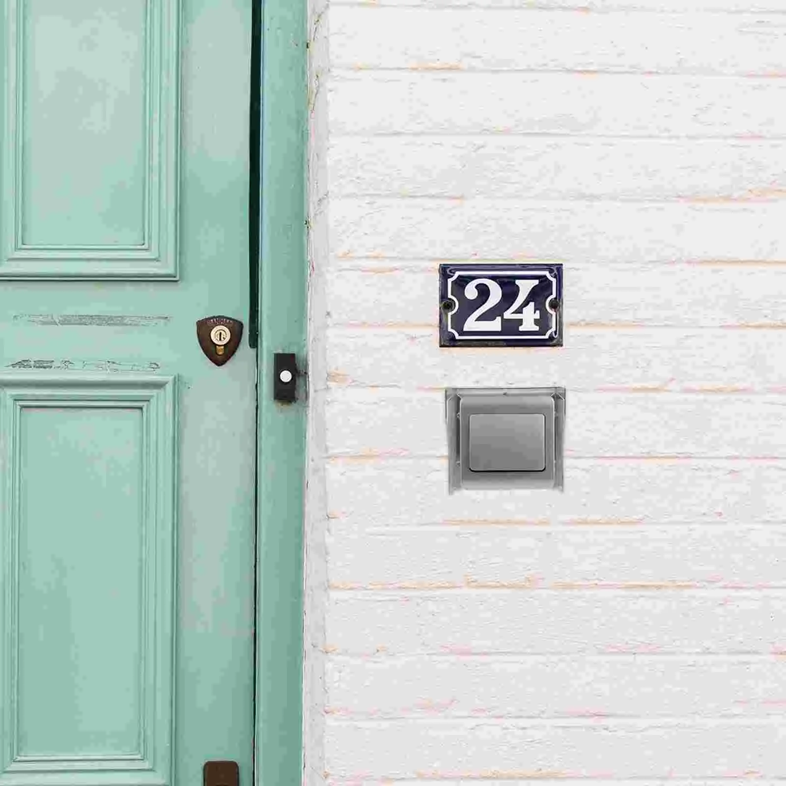 Защитная пленка для дверного звонка 125 мм дождевик машины посещаемости дверной