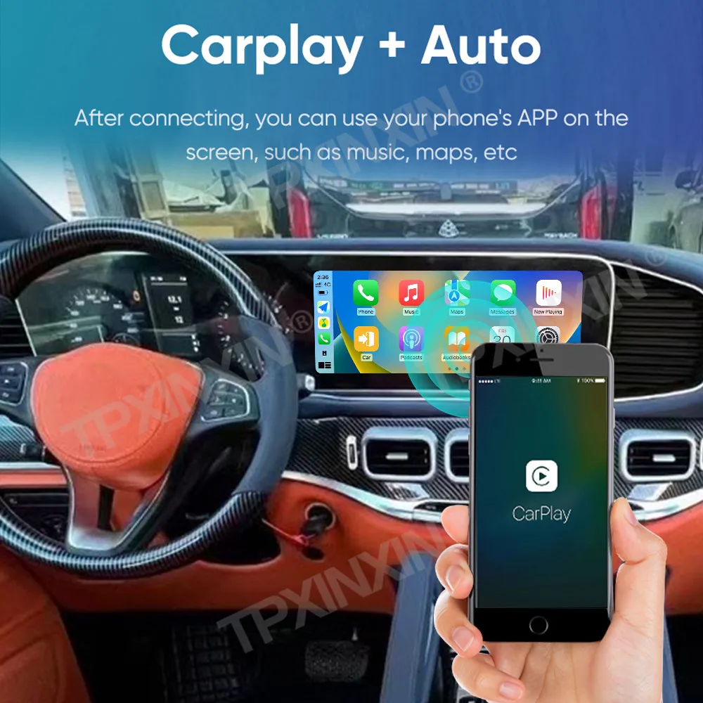 Автомобильный радиоприемник с экраном Android 13 автомобильный мультимедиа для