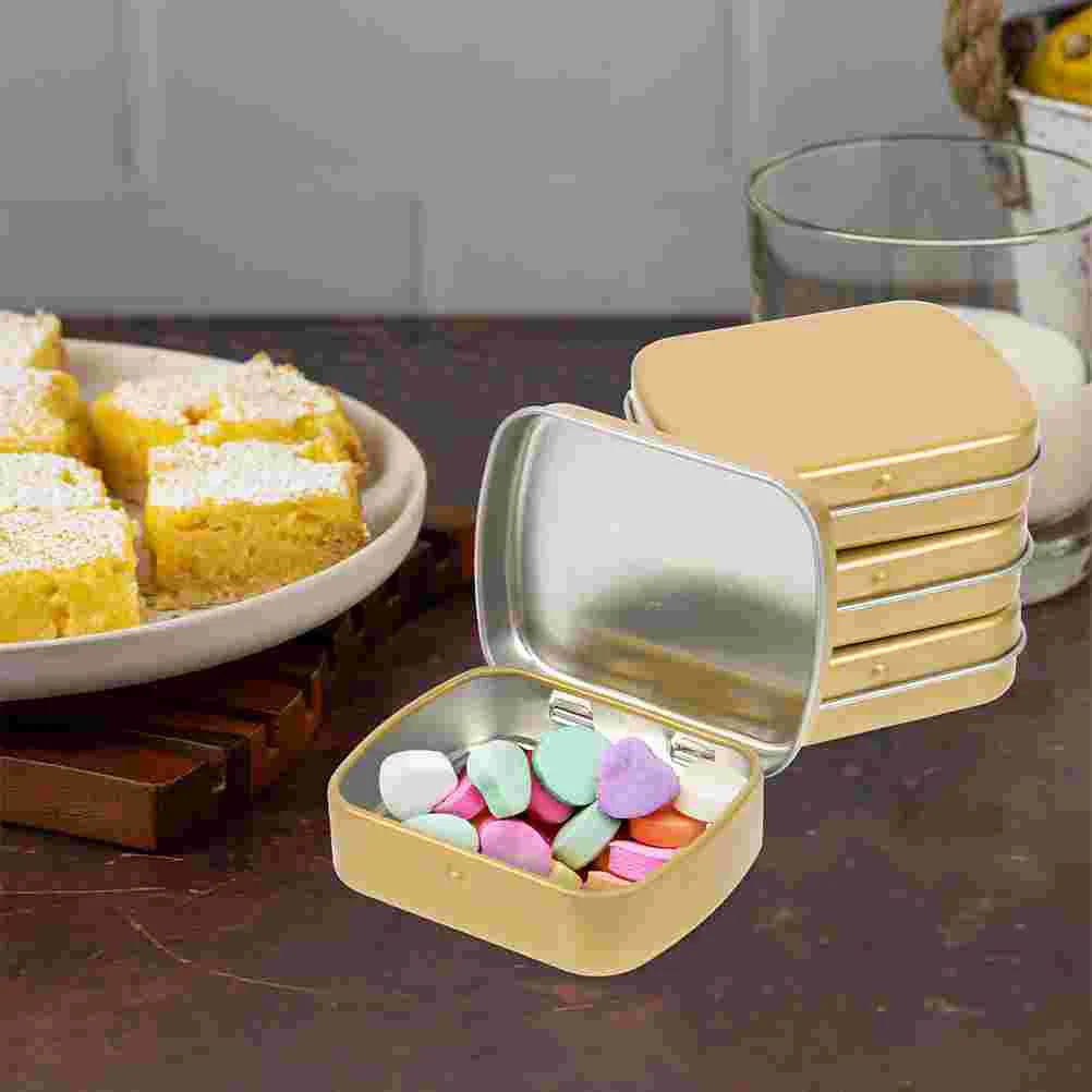 10 шт. жестяная коробка банки для хранения конфет банка маленький железный