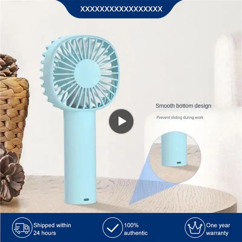 

Mute Pocket Small Fan Usb Rechargeable Hand-held Electric Fan Portable Fans For Home Large Wind 3 Gears