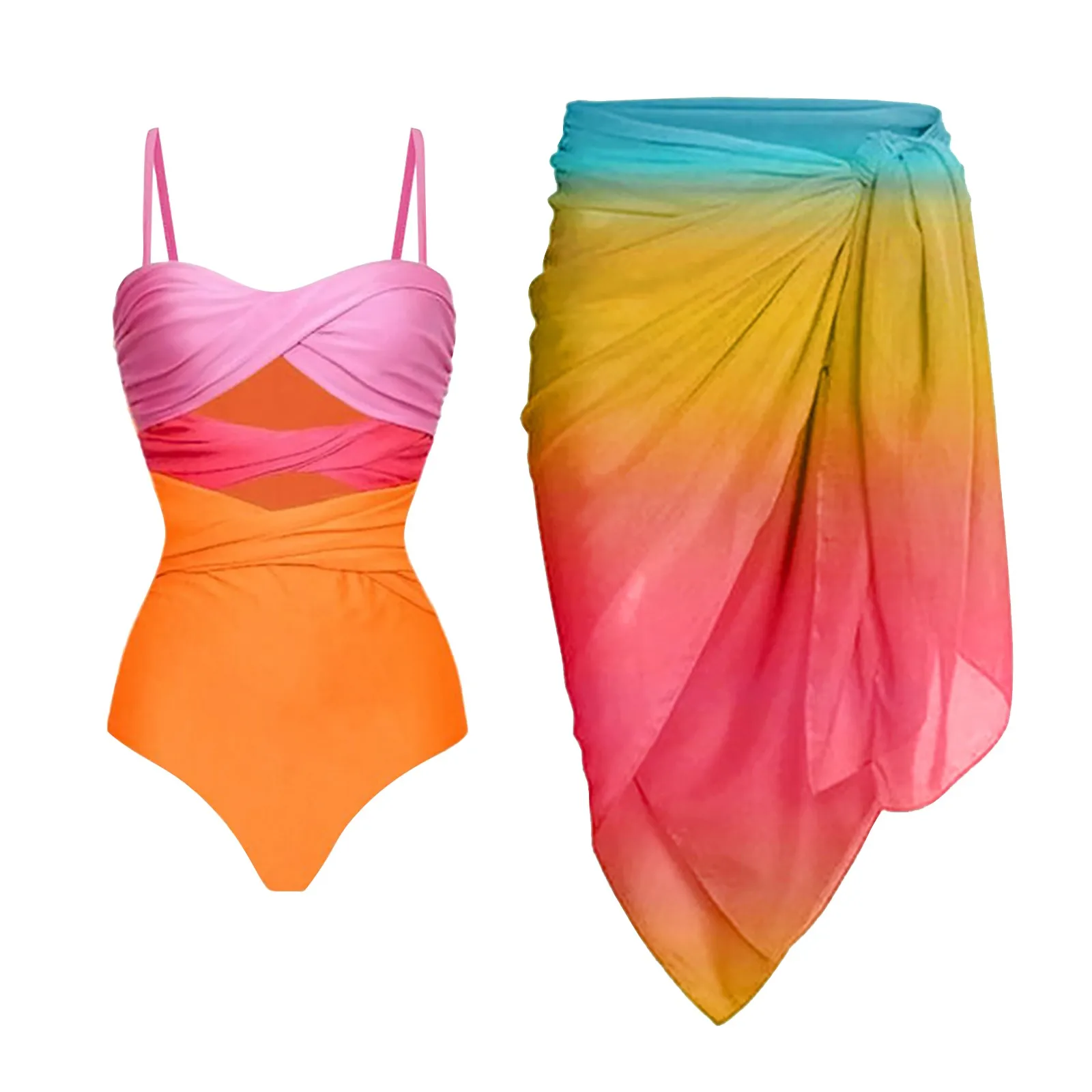 

Женский раздельный купальник с градиентом, однотонный купальник, бикини с высокой талией, микро бикини, винтажный купальник, стринги, бикини