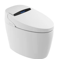 smart toilet semi automatic automatic ai voice hip cleaning automatic flushing foam splash proof