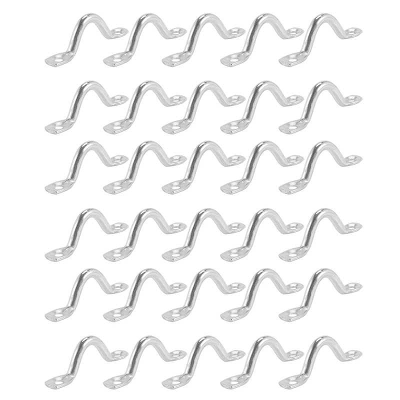 

30X Pad Eye, Eye Straps, Tie Down, Kayak Deck Loops, Tie Down Anchor Point, Footman's Loop FOR Kayak Canoe Rigging