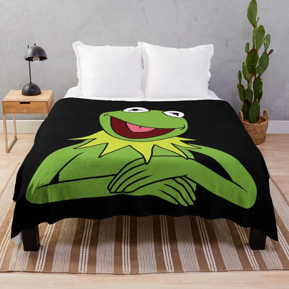 

Kermit The Frog Throw Blanket Fleece Bkanket