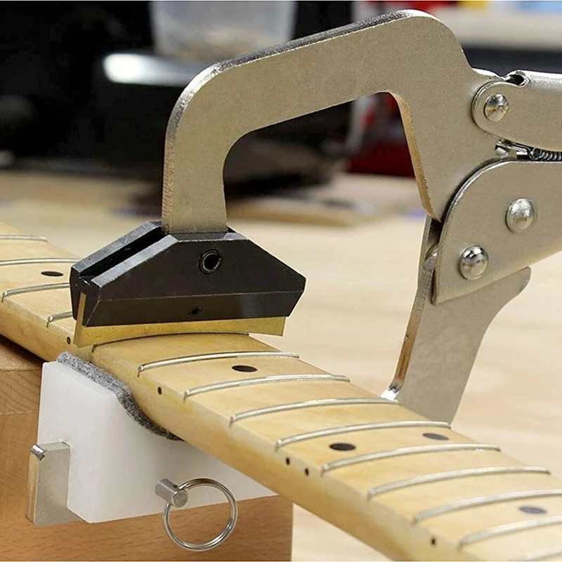 Новый инструмент для прессования Лада для грифа, набор инструментов для изготовления гитары с 4 держателями для шеи, инструмент для ремонта
