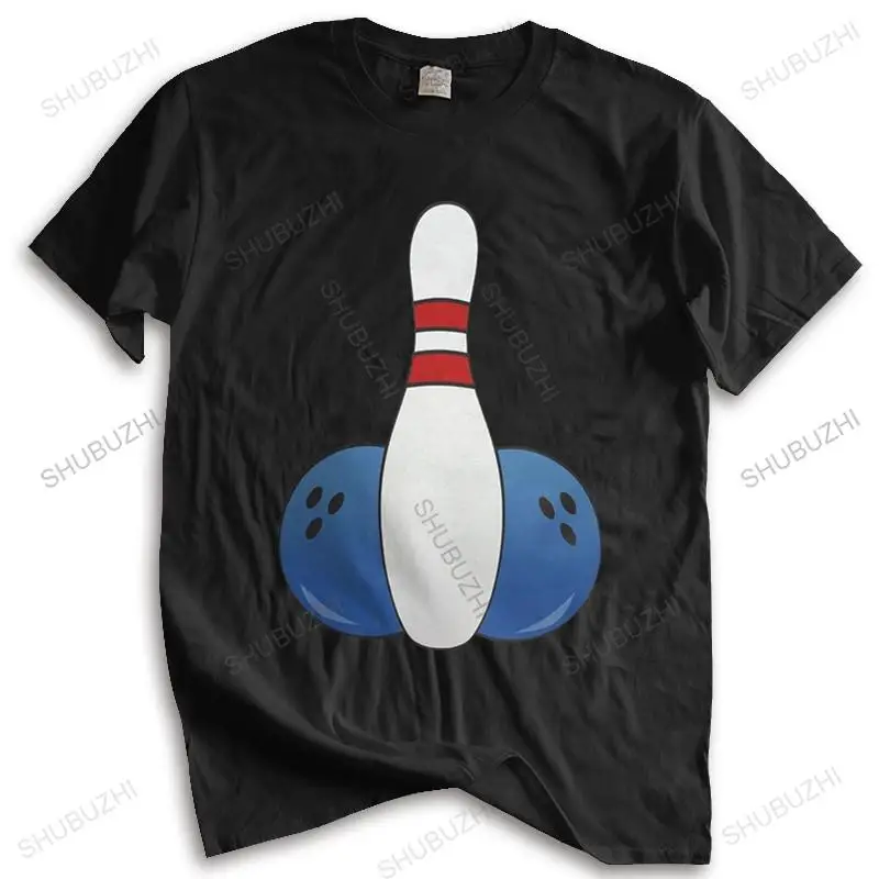 

New Arrived Mens t shirt Men's Rude Bowling Funny Graphic T-Shirt Mens T-shirt Euro size TOPS