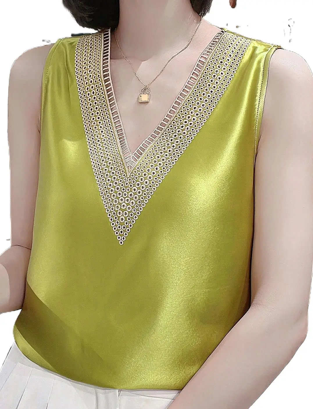 

2023 Women's Clothing Slimming and Simple Vest 0801