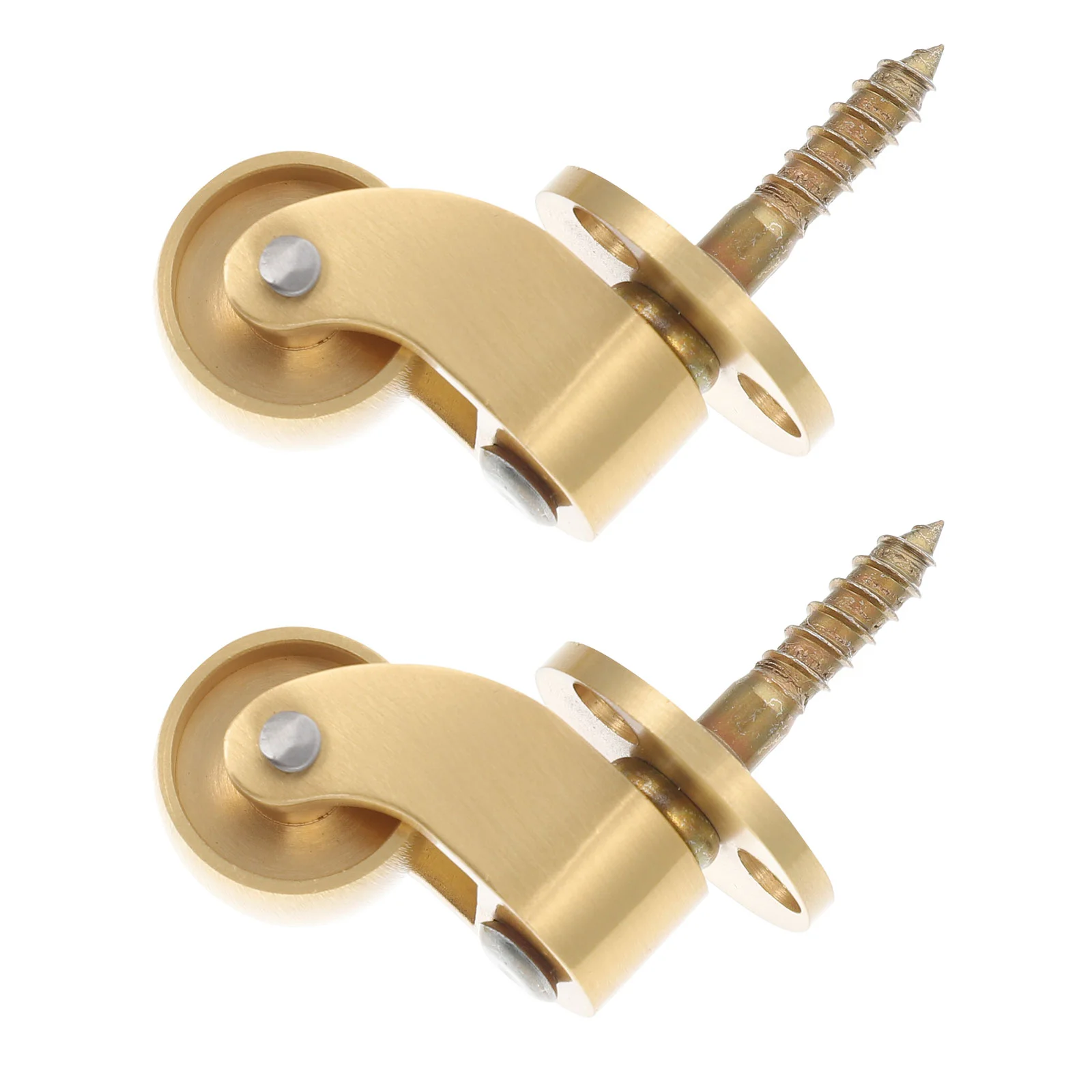 

2 Pcs Furniture Swivel Casters Stem Inserts Heavy Duty Pulley Universal Wheels Mute Sofa