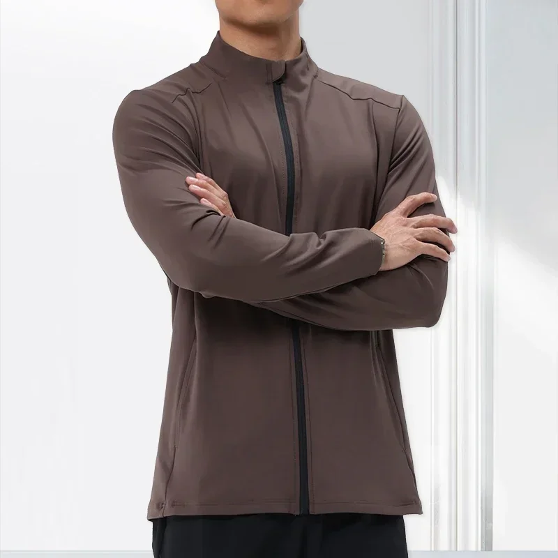 Спортивная мужская куртка новая комфортная мягкость быстросохнущий кардиган с