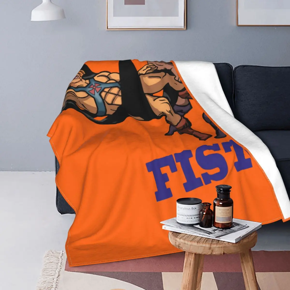 

Fisto He-Man Masters Of The Universe Blanket Soft Fleece Flannel Skeletor She-Ra Beast Eternia Throw Blankets for Sofa Bedspread
