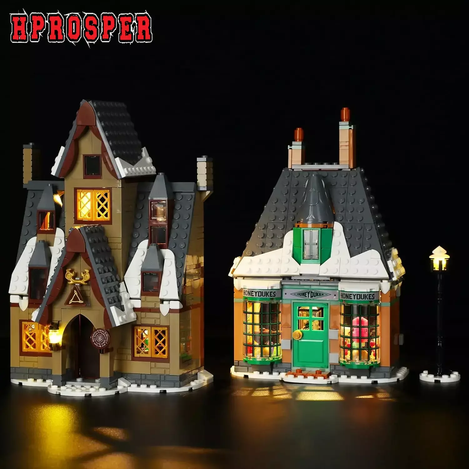 

Hprosper LED Light For Lego 76388 Harry Potter Hogsmeade Village Visit Compatible with Building Blocks (Not Include The Model)