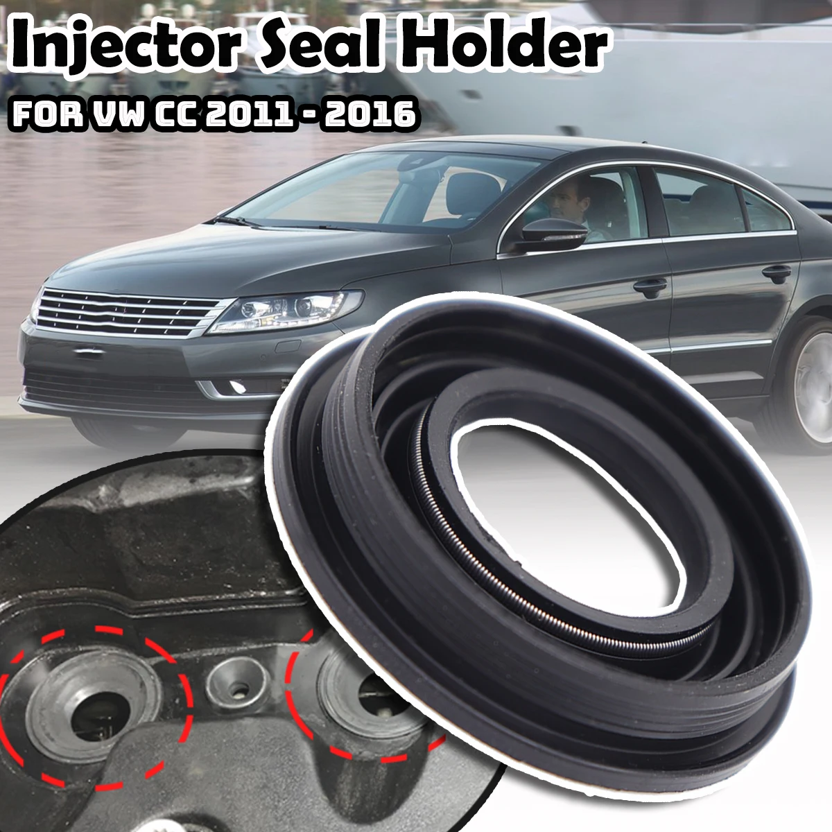 Фотокольцевая крышка клапана держатель прокладки уплотнения инжектора 03L103070