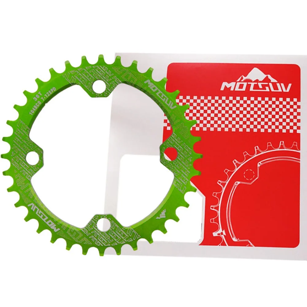 104bcd 32-38T MTB Bike Chainring Narrow Wide Round Road Bicycle Chainwheel