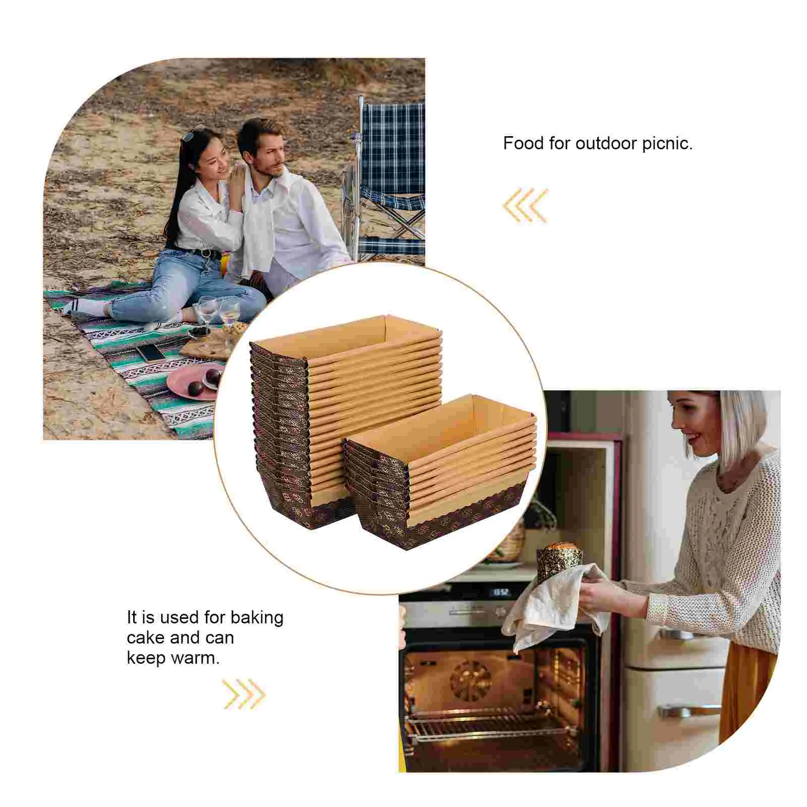 Бумажные сковороды для выпечки брикет одноразовые брикеты подложка контейнеров