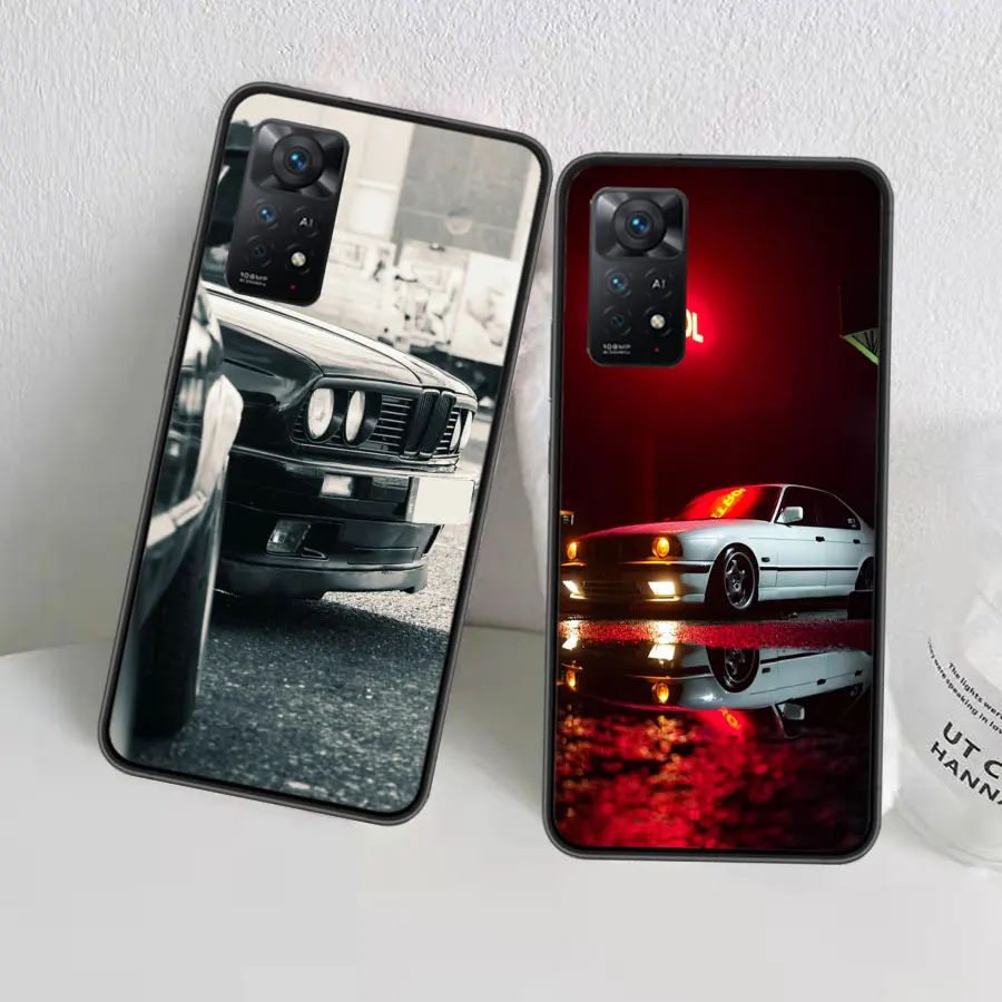 Автомобильный чехол для телефона B- Bmwes-S E30 Redmi Note 13 14 Pro 5G Plus 12 12C 10 10A 10C 9 9A 9C 9T 8 8A 7 7A K60