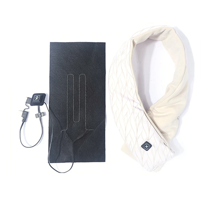 

Зимний шарф с подогревом от USB, шаль для мужчин и женщин, нагревательная Подушка, USB нагреватель для одежды с 3 режимами регулировки температу...